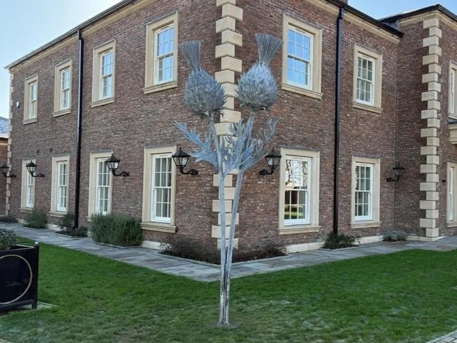 Thistle Sculpture