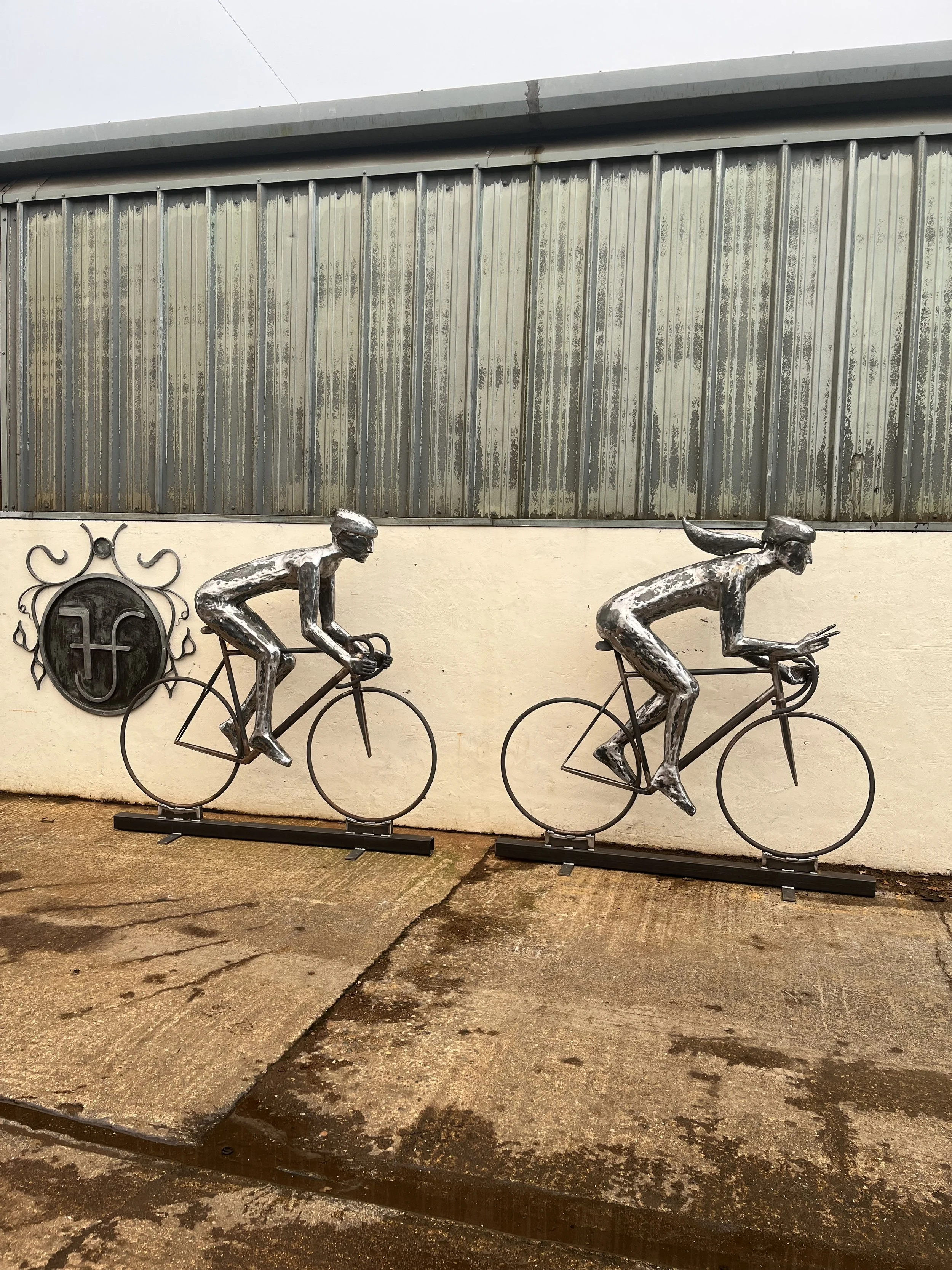 Cyclist Sculptures