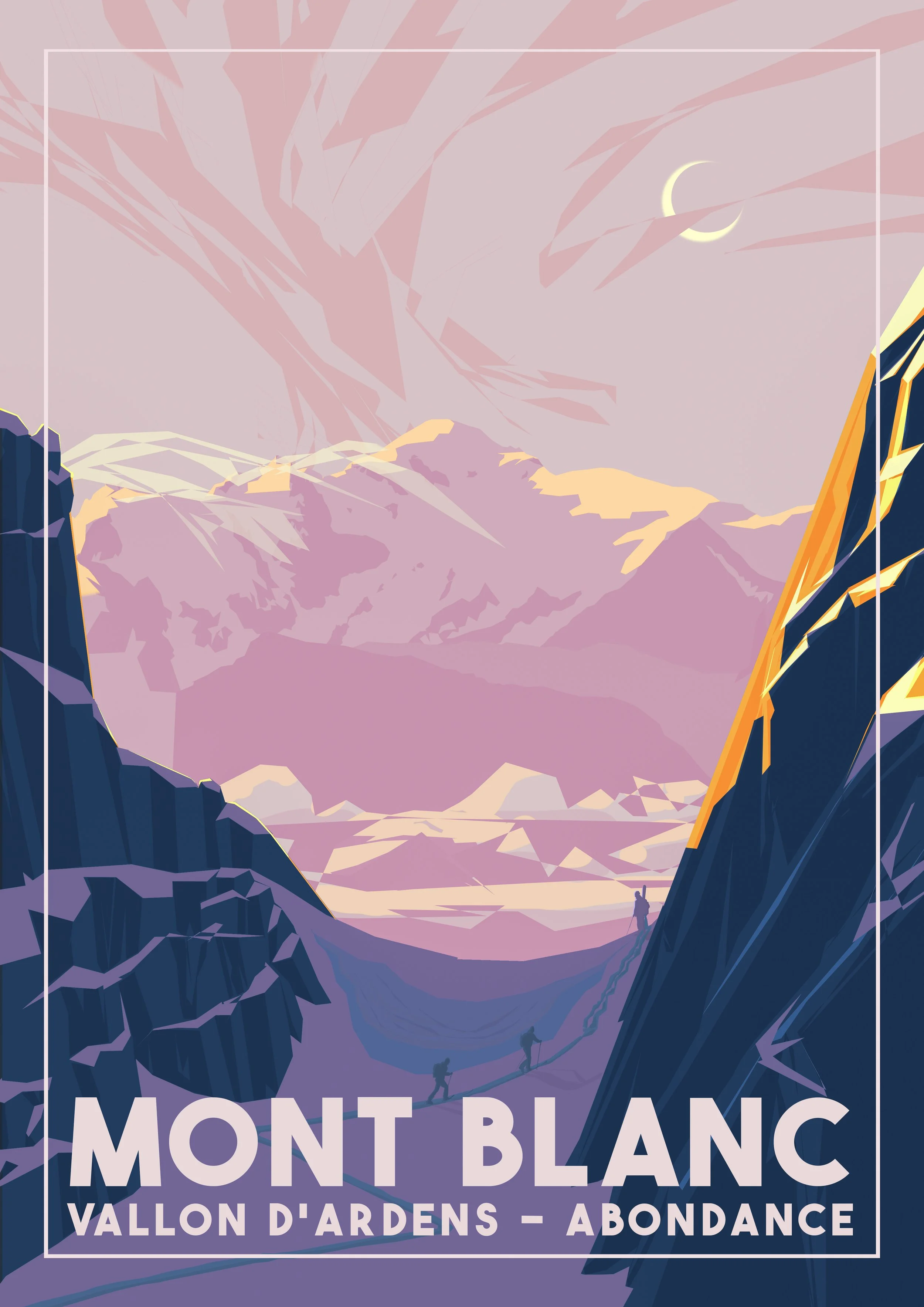Le Mont Blanc (Vue d'Ardens)