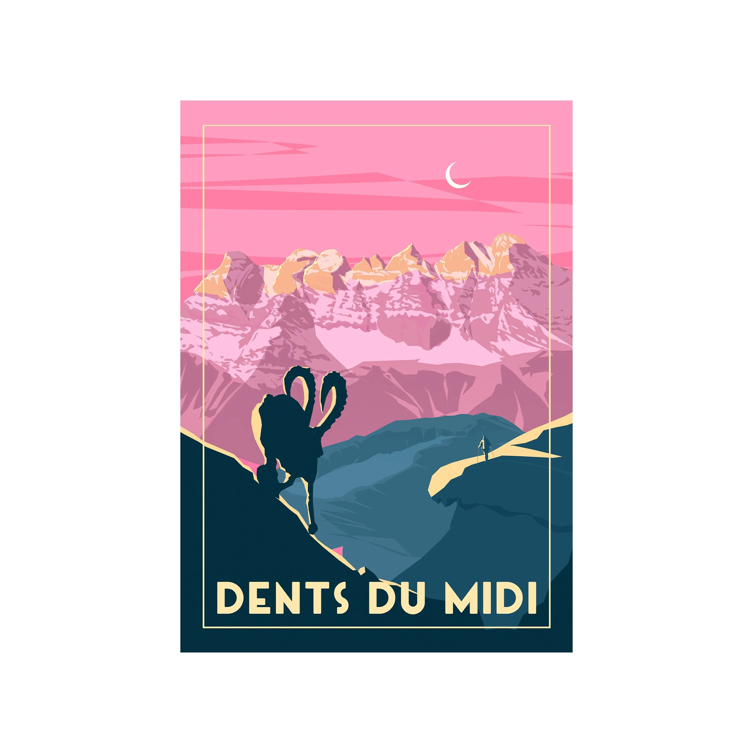 "Les Dents" (3257m), cette chaîne de 7 sommets reconnaissable entre des millions, le symbole le plus célèbre du Chablais.