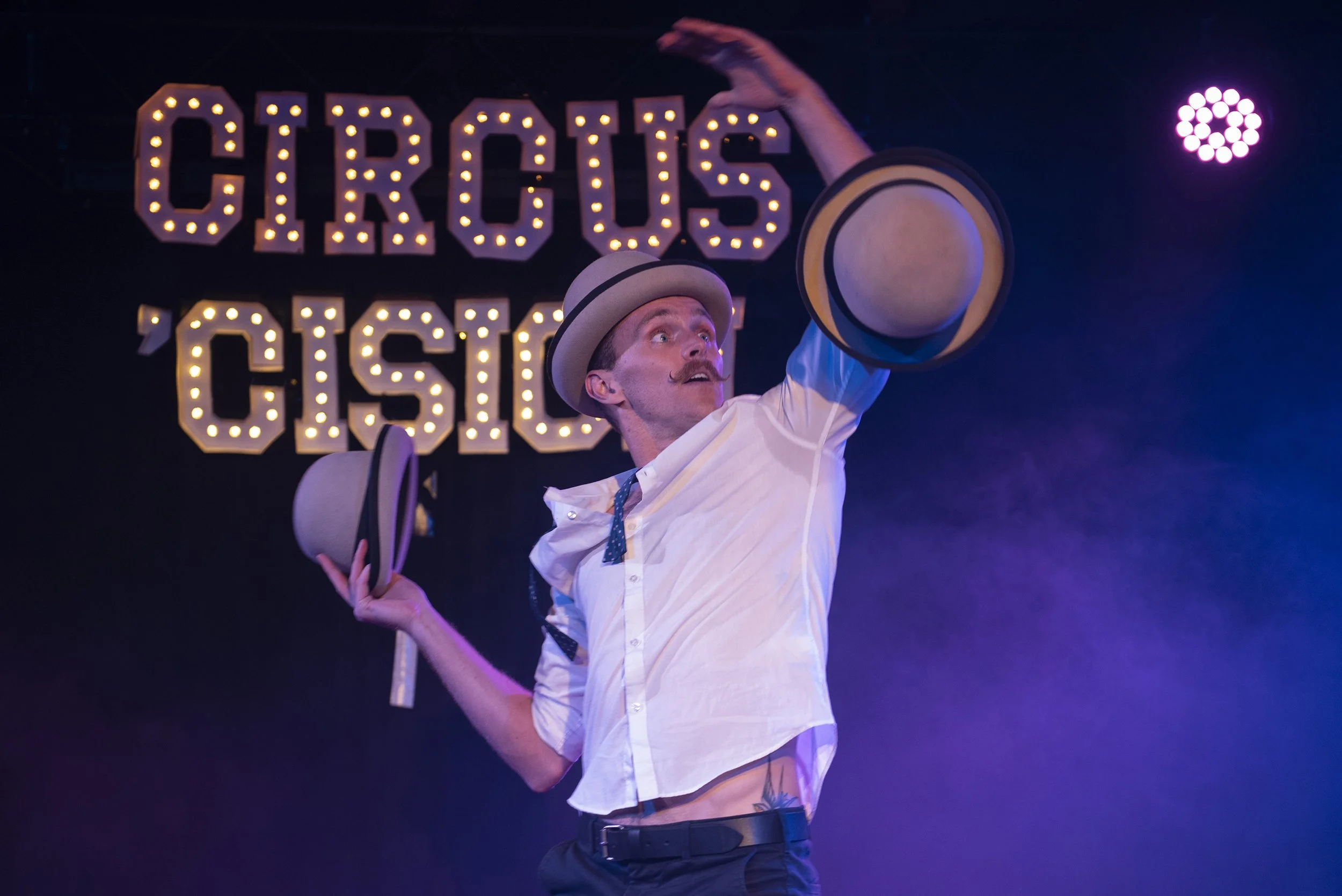 Fringe circus comedy performance