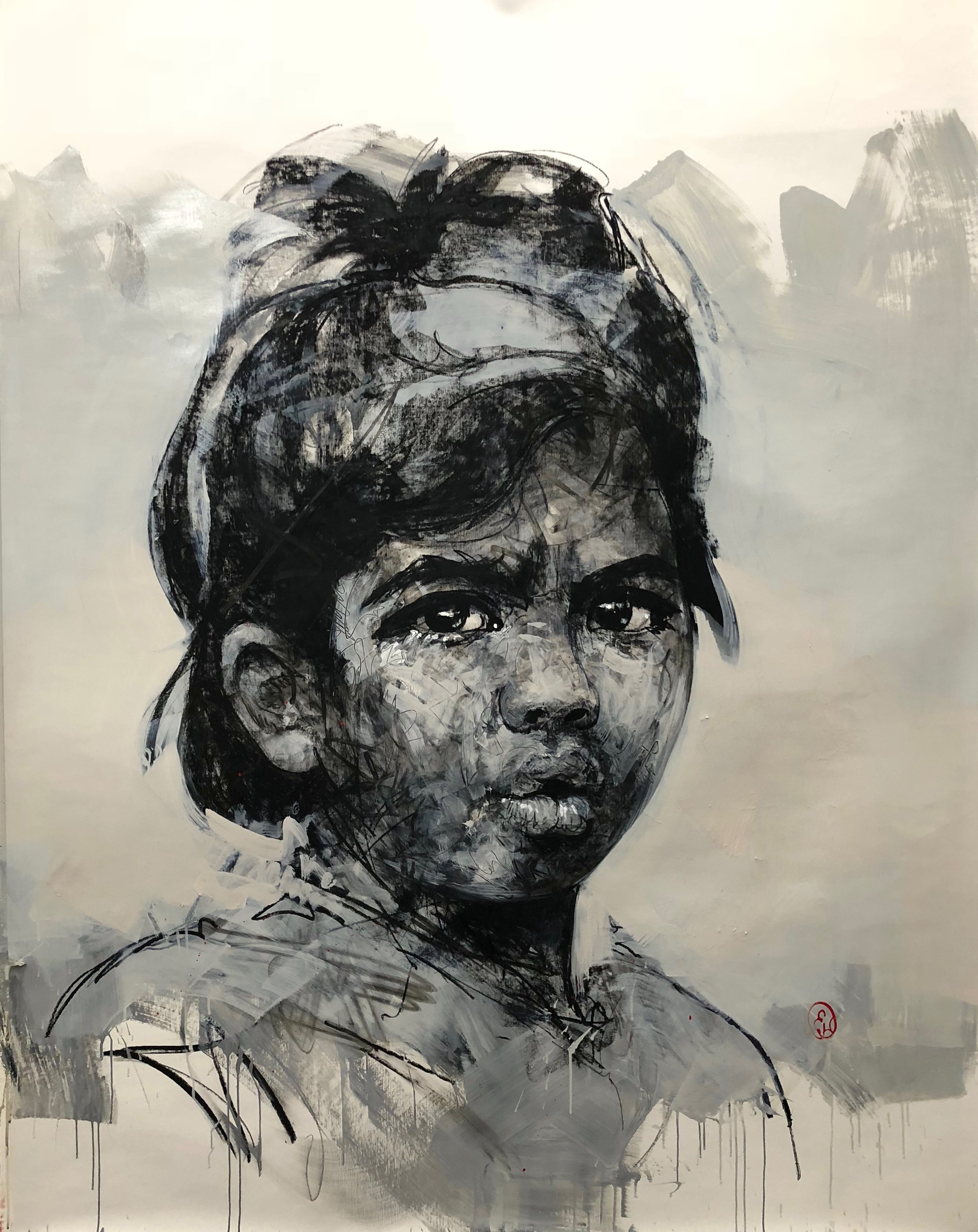 2018 • Népal - 175 x 140 cm