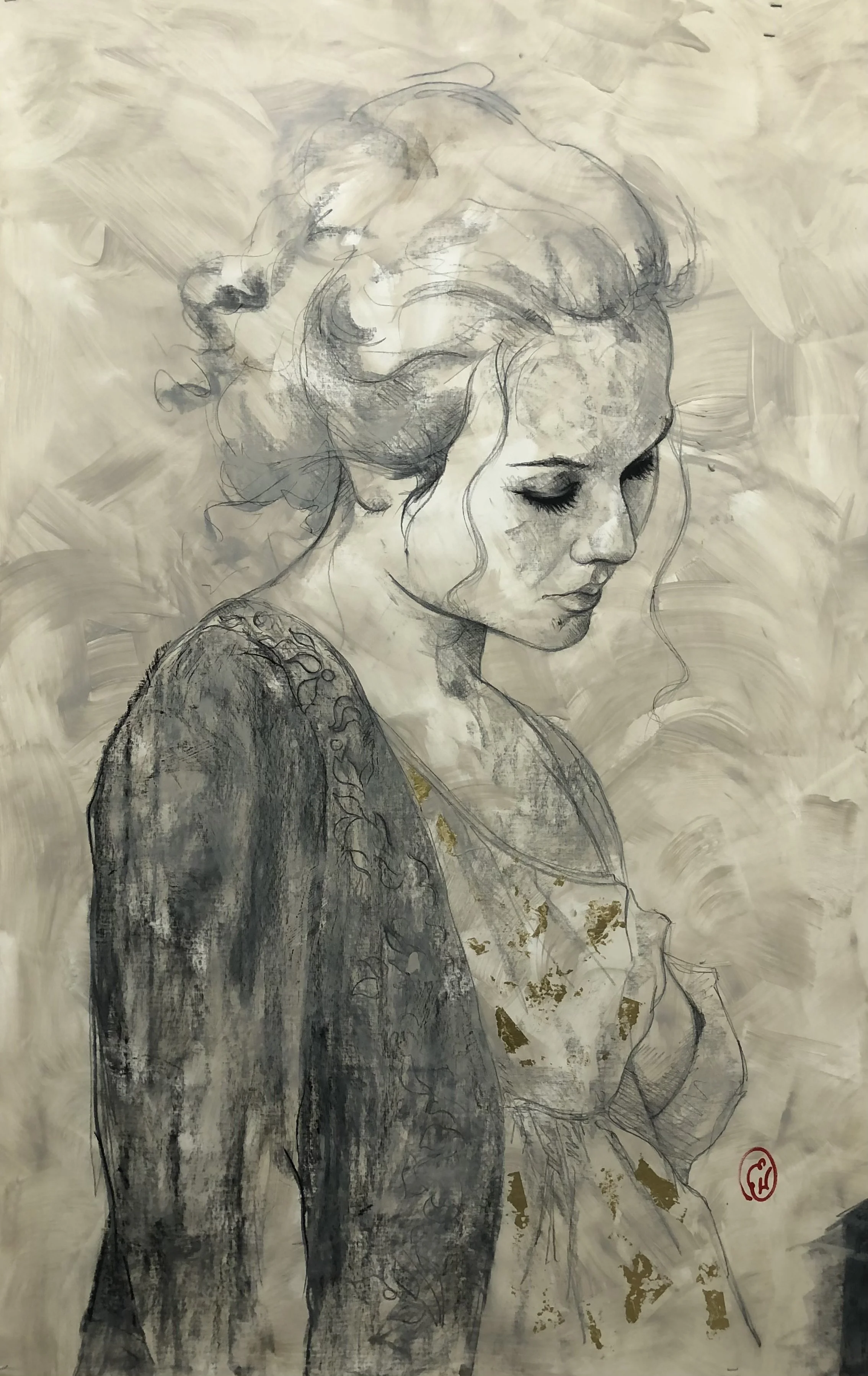2021 • La jeune fille - 140 x 120 cm