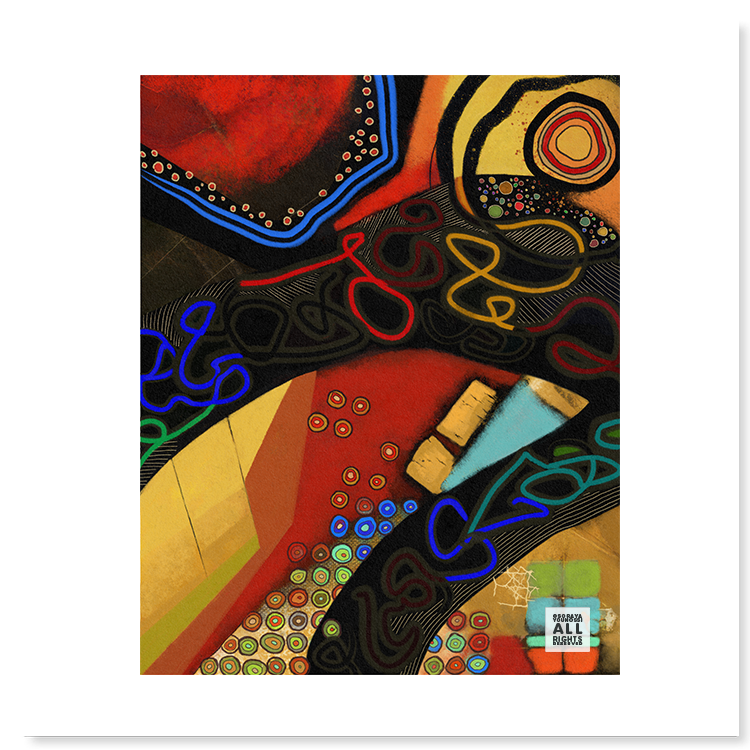 Series_IL_001 | 2026
Mixed Media Digital Art 
Size 16" x 20" 