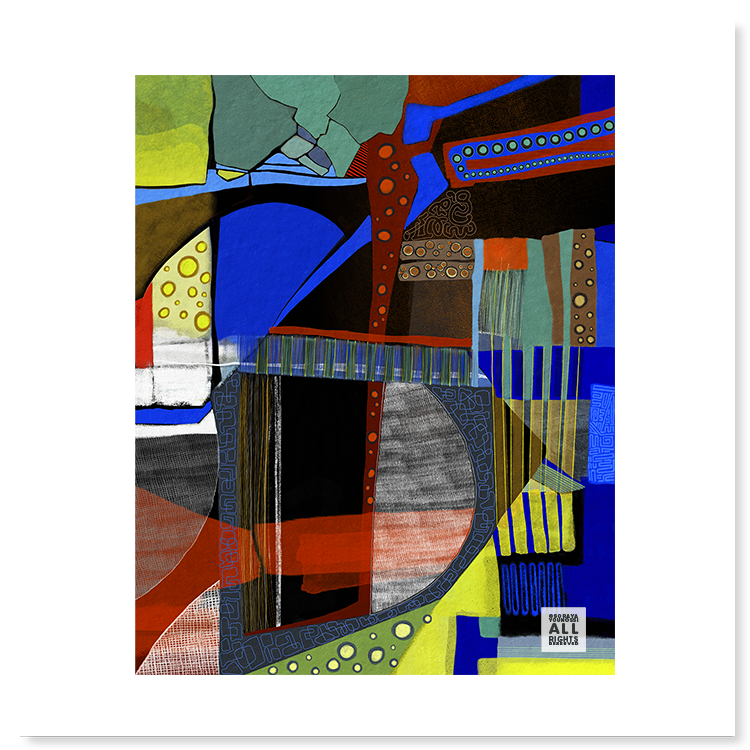 Series_IL_001 | 2026
Mixed Media Digital Art 
Size 16" x 20" 

