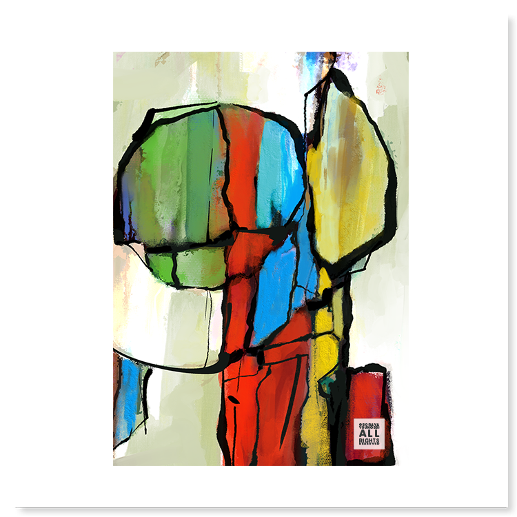 Series_IL_001 | 2021 
Mixed Media Digital Art  
Size 16" x 20"  