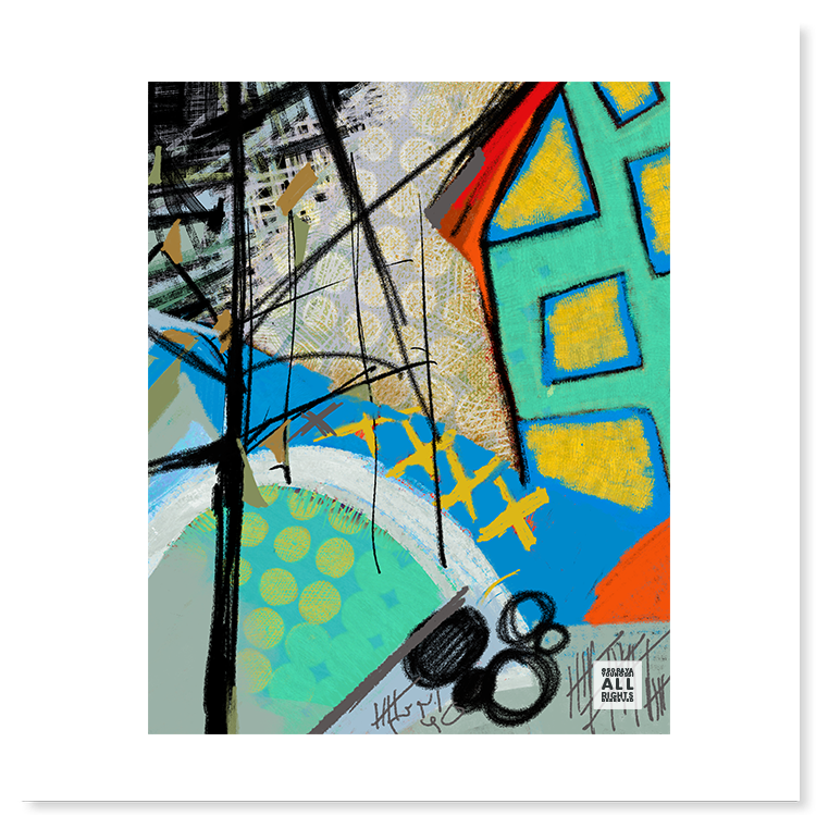 Series_IL_001 | 2021 
Mixed Media Digital Art  
Size 16" x 20"  