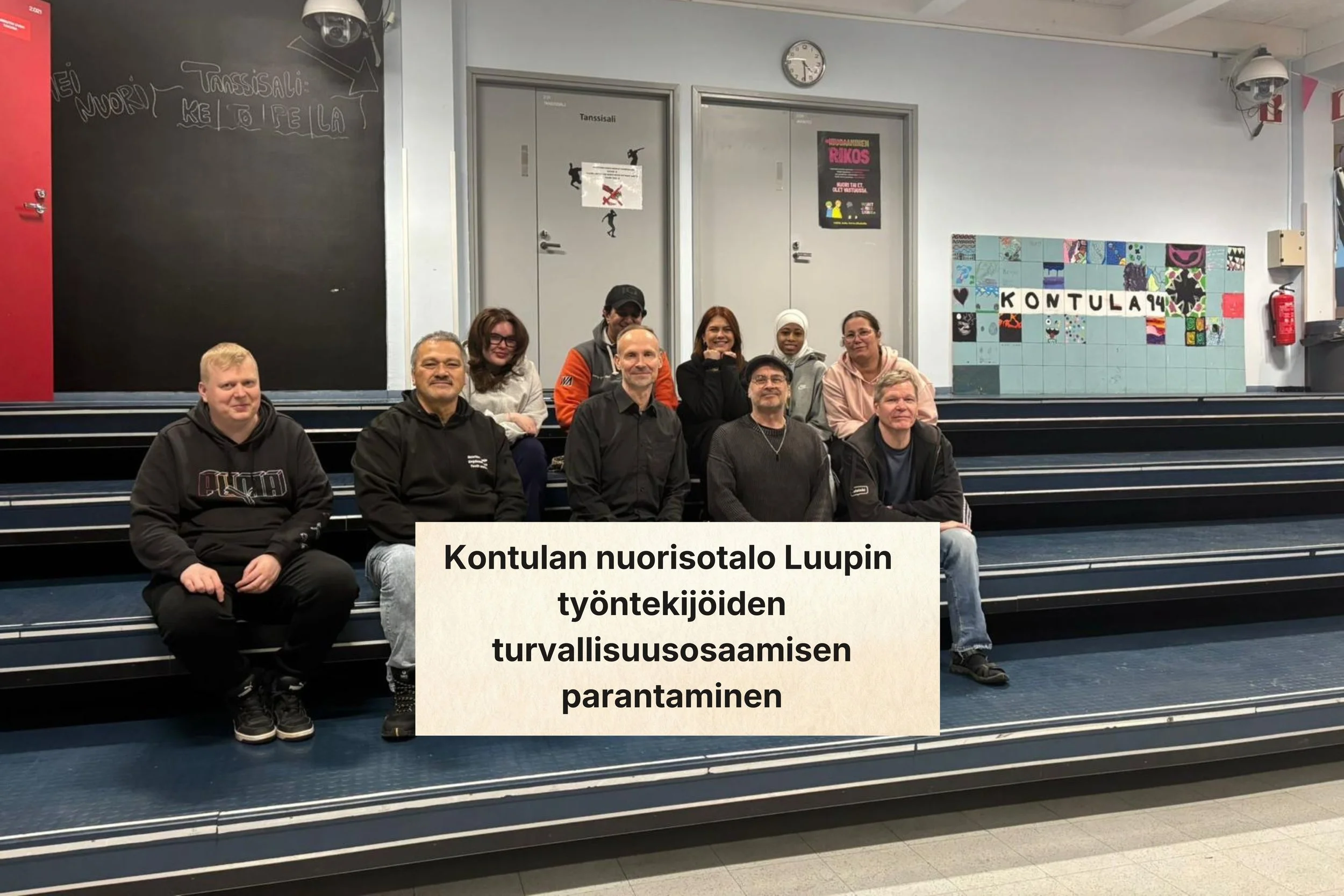 Kontulan nuorisotalon työntekijöiden turvallisuusosaaminen – Hki kaupunki