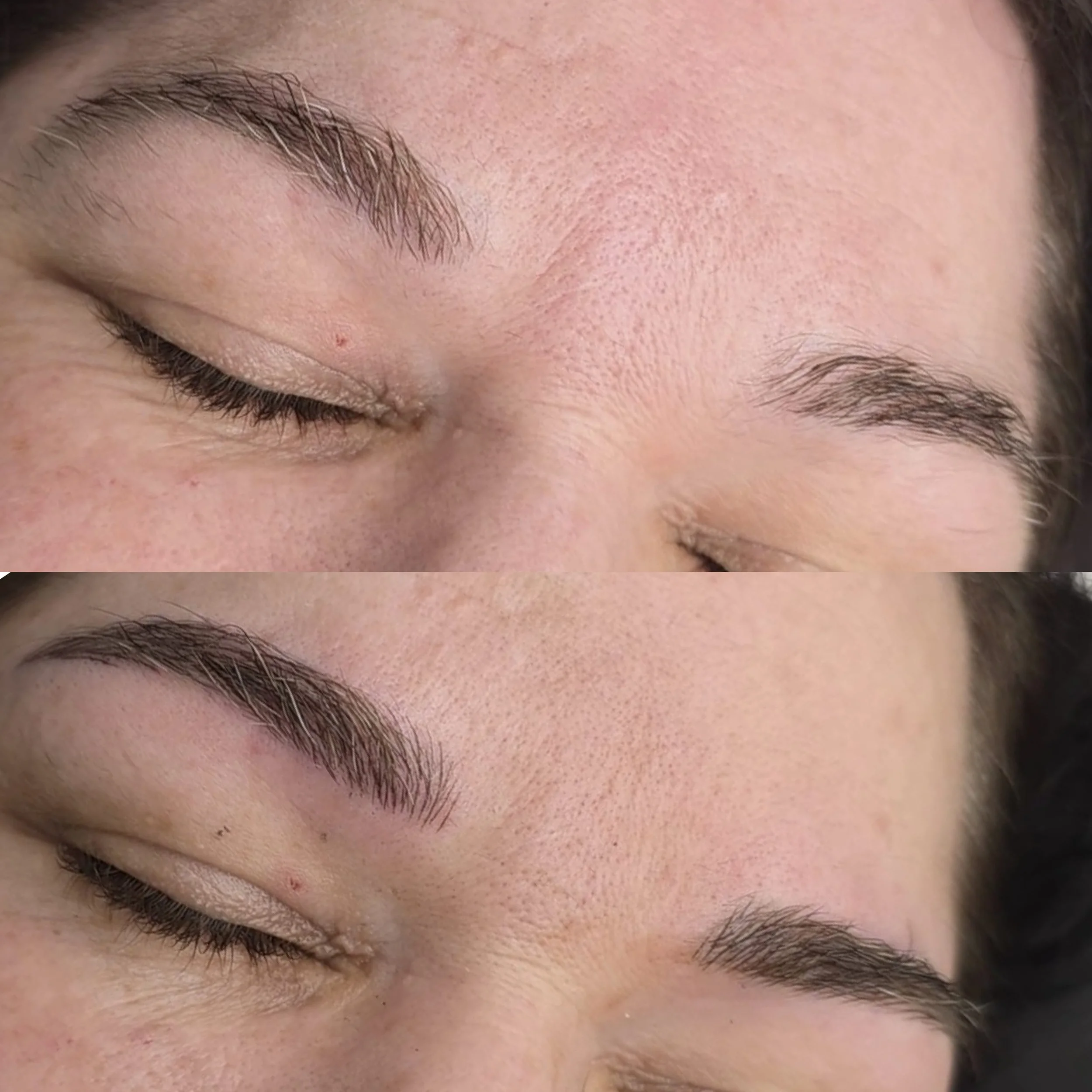 Natural nano brows for mature skin in Bristol