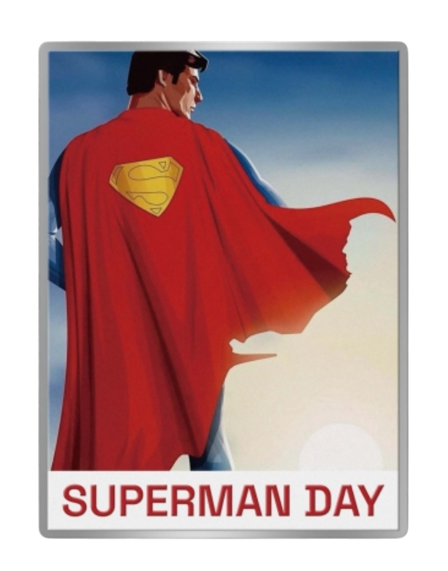 Superman Day Pin