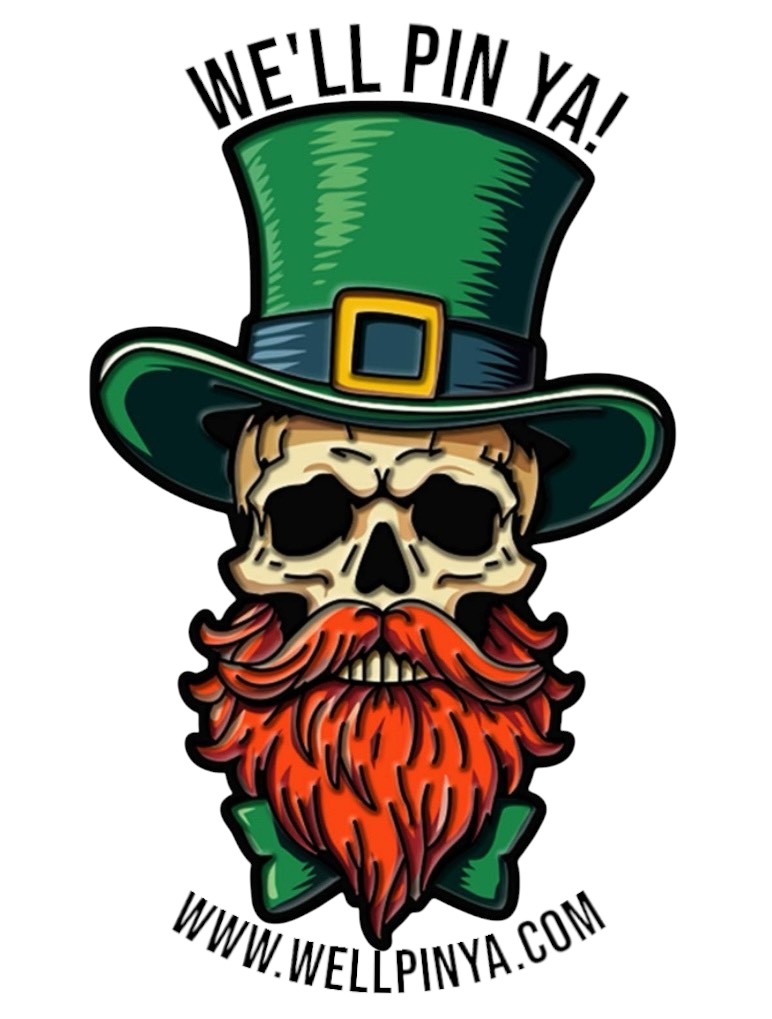 St. Patrick Skull Sticker