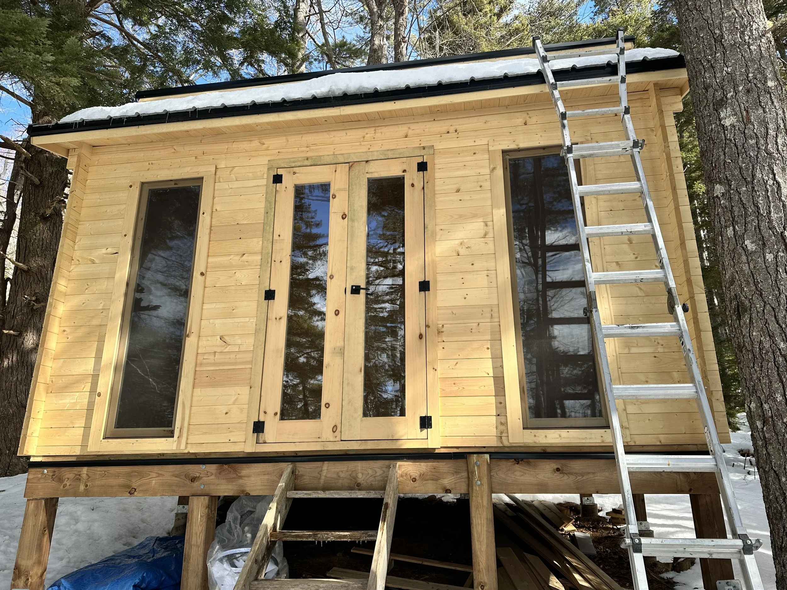Coming Soon!
A seasonal off grid cabin by the lake. Reach out if your interested in a weekend getaway!