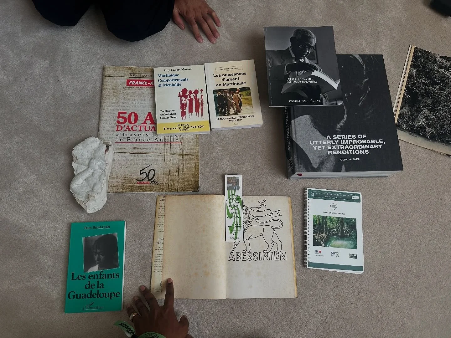 Still performance - black hole collage.