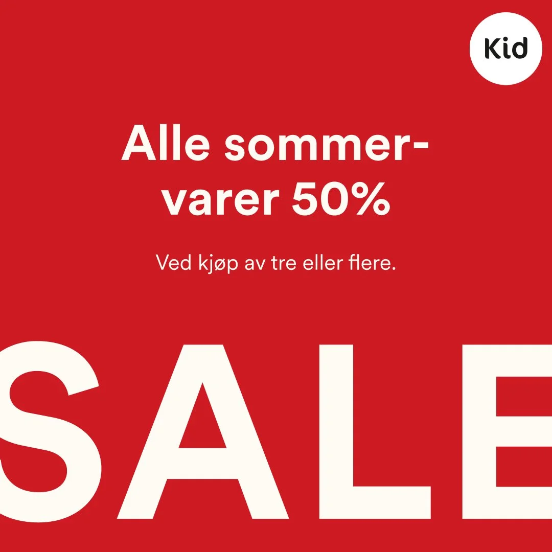 &nbsp;Alle sommervarer -50 % 