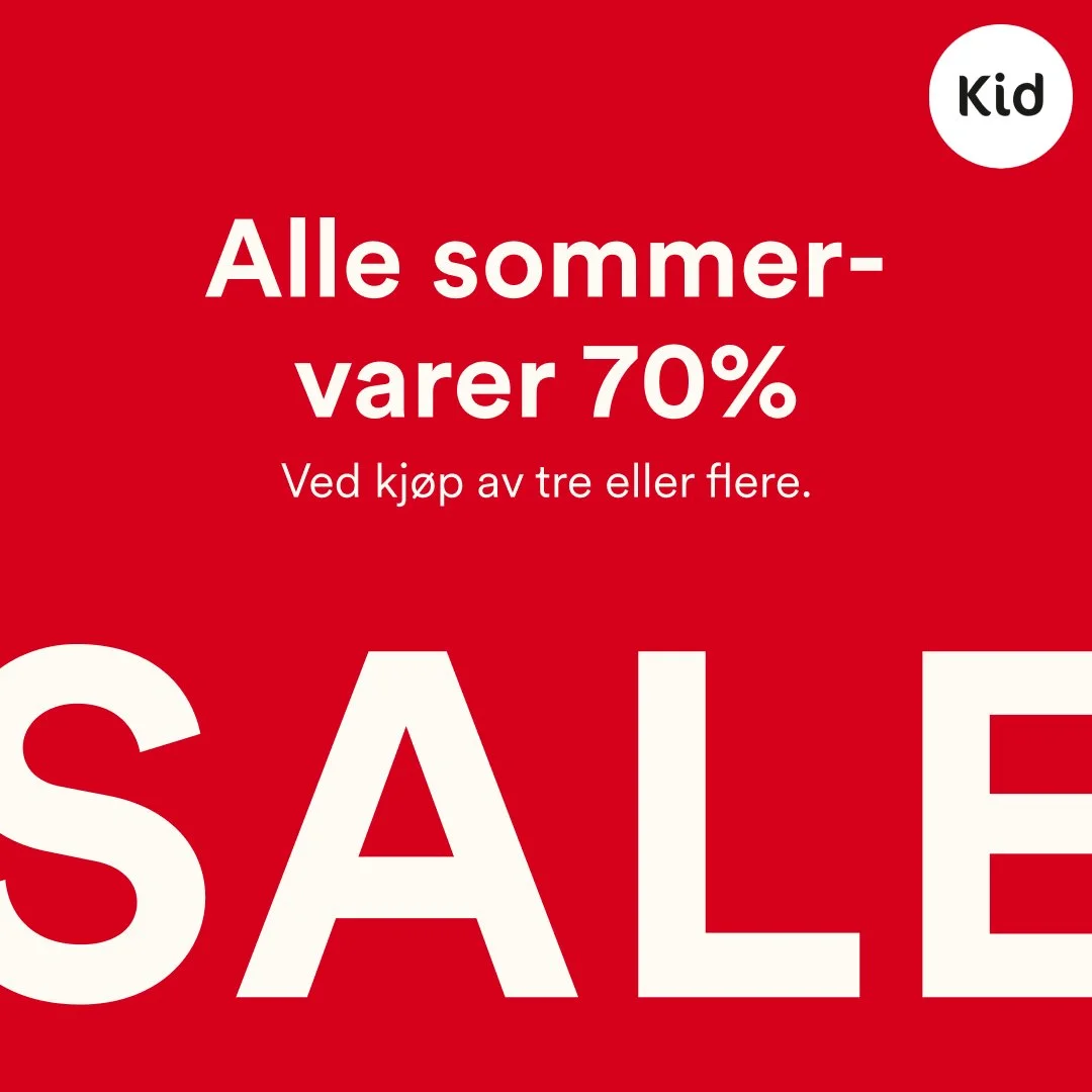 70 % på sesongens varer