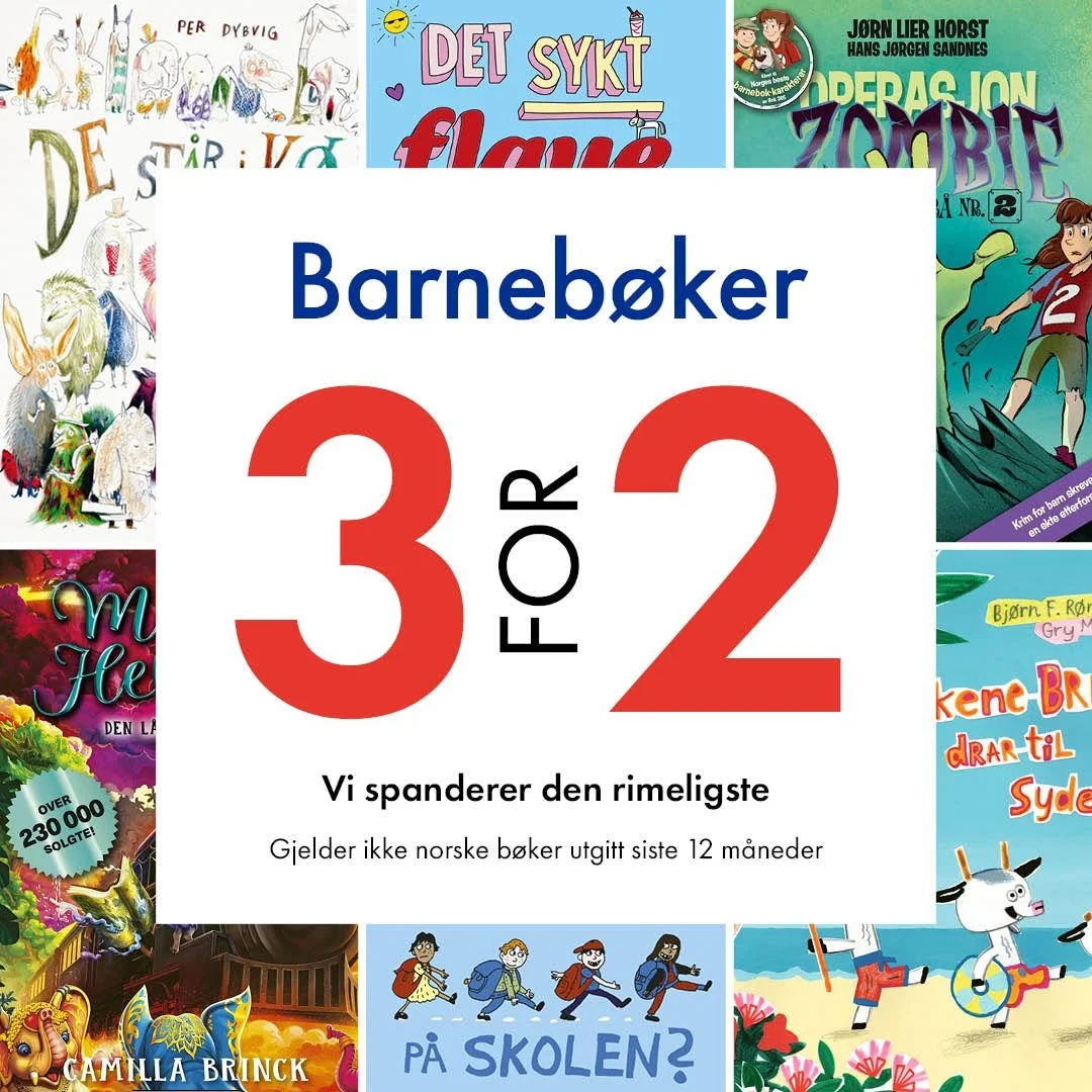 3 for 2 på norske barnebøker!