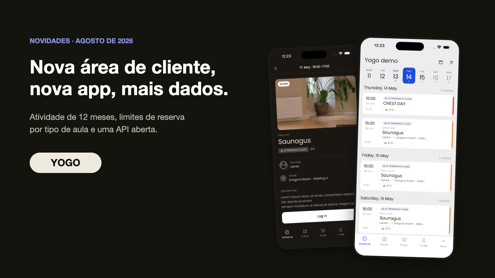 Nova área de cliente, nova app, mais dados. E novos limites.