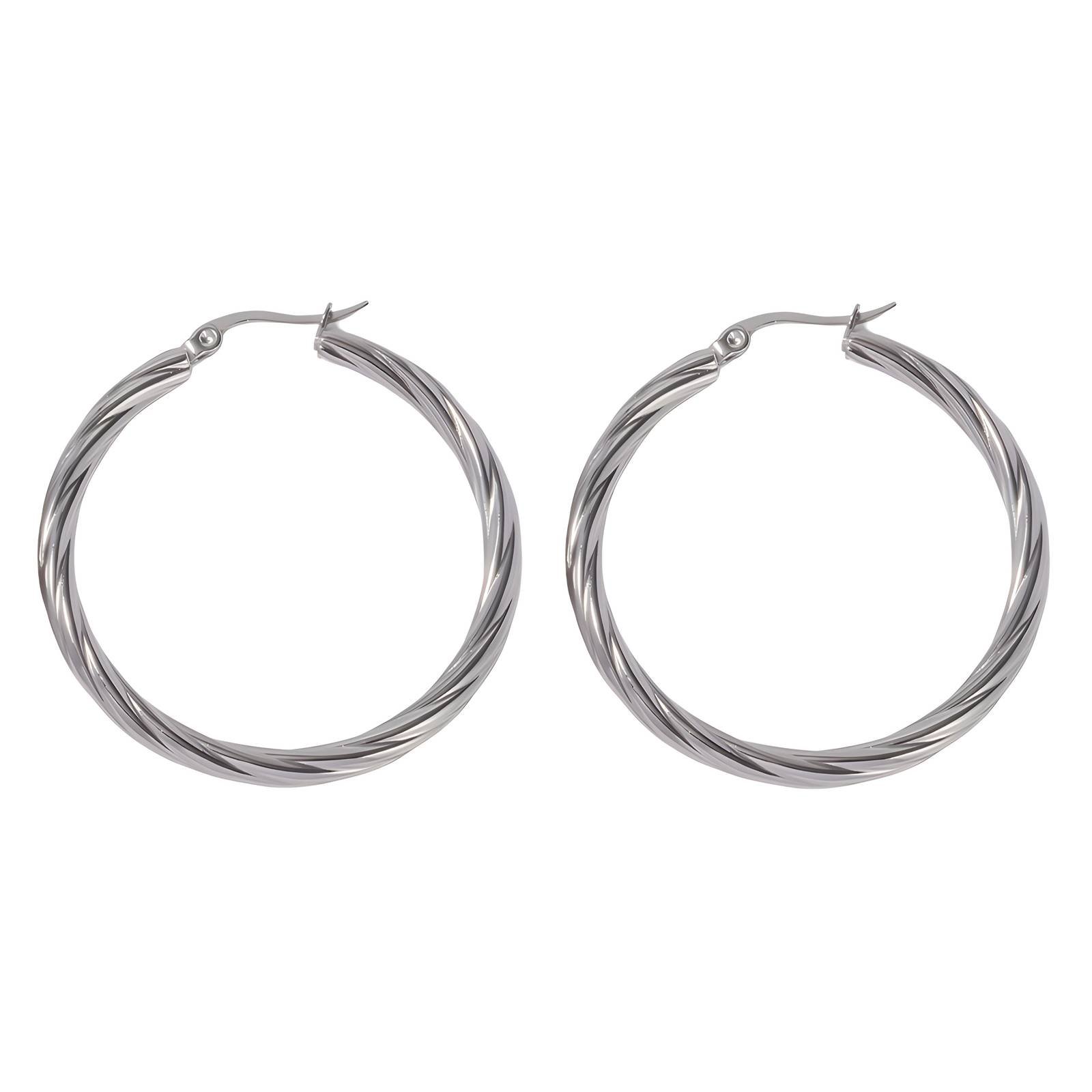 Timeless Twist Hoop Earrings