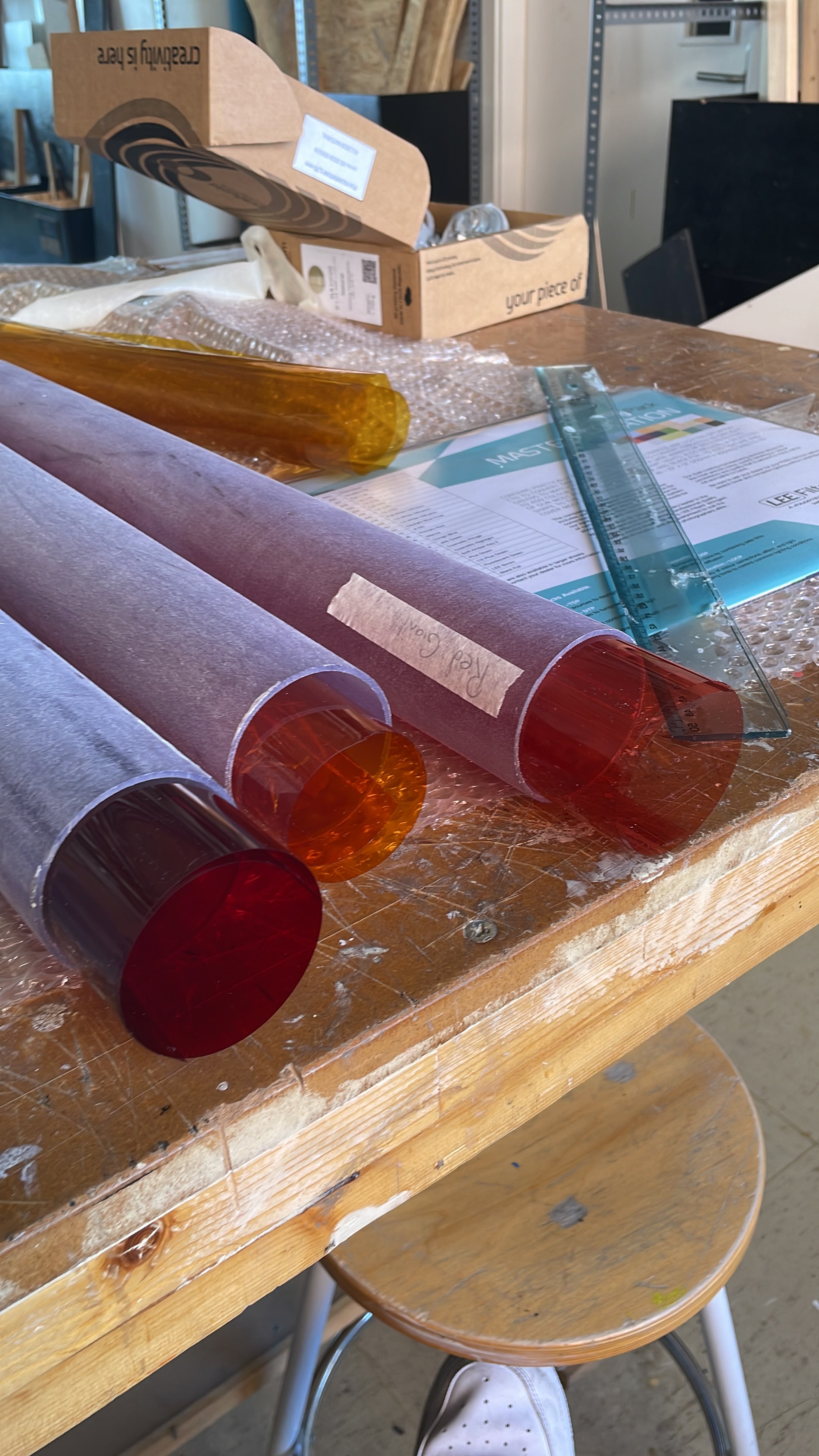 (14) arranging filters in tubes