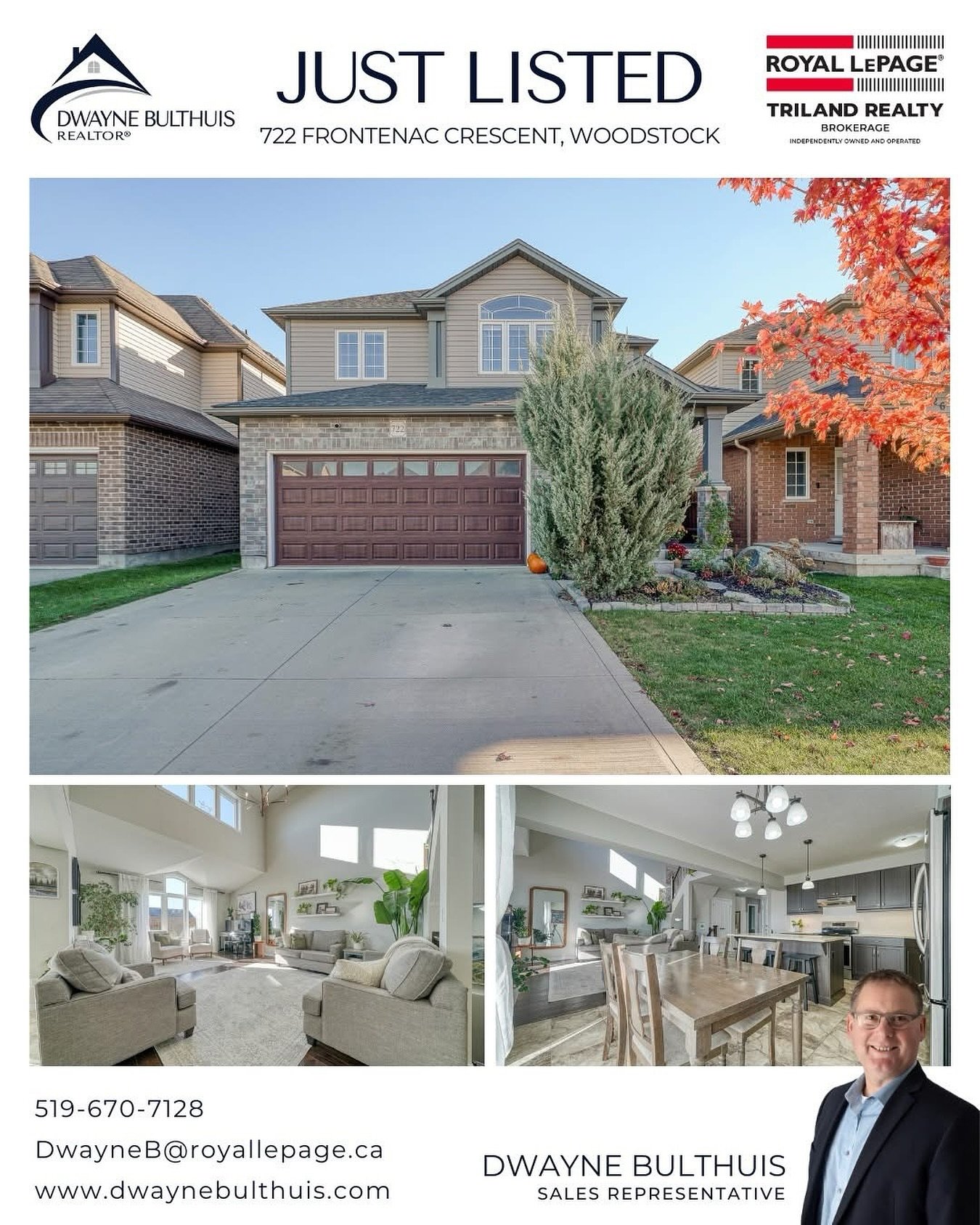 JUST LISTED: 722 Frontenac Crescent🏡

Check it out on our website today!

🔗 View listing at dwaynebulthuis.com/listings

#dwaynebulthuis #locarealestate #woodstockhome #realestateinvesting #realestate #localrealtor #southwesternontario #woodstock #