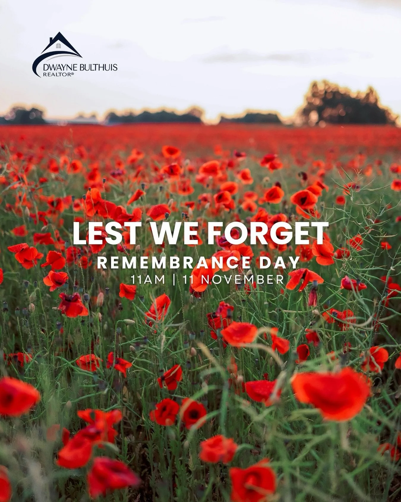 Lest We Forget. 

#RemembranceDay #WeRemember #ThankYouVeterans