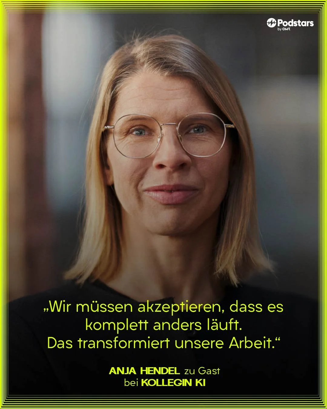 Wie gelingt der radikale Wandel? In dieser Folge von „Kollegin KI“ begrüßt Podcast-Host Max Mundhenke die renommierte Transformationsexpertin Anja Hendel. Die unabhängige Technologie-Expertin, die jahrelang im Volkswagen-Konzern aktiv war, räumt mit 