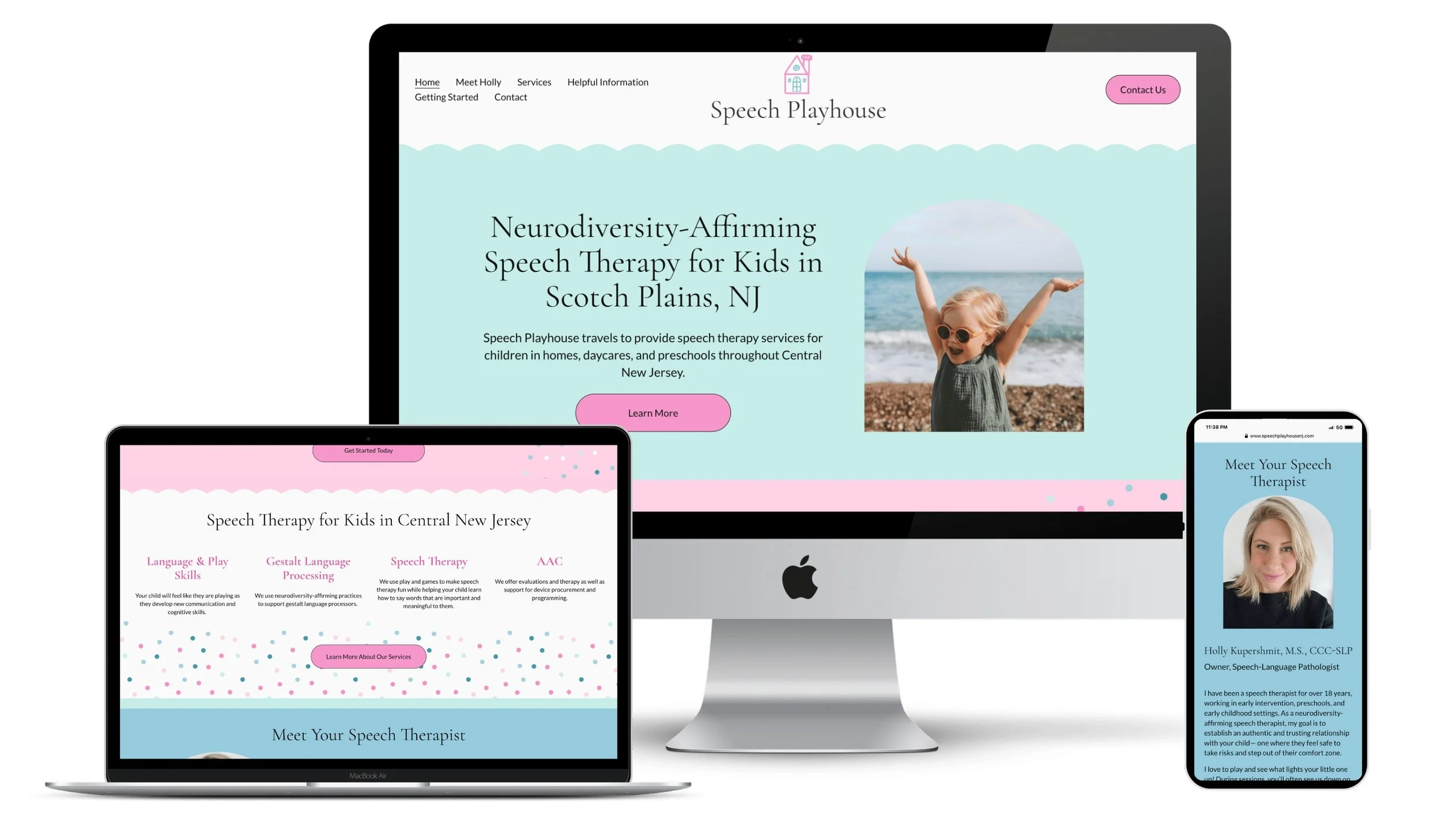Website design, copy, SEO, stock photos