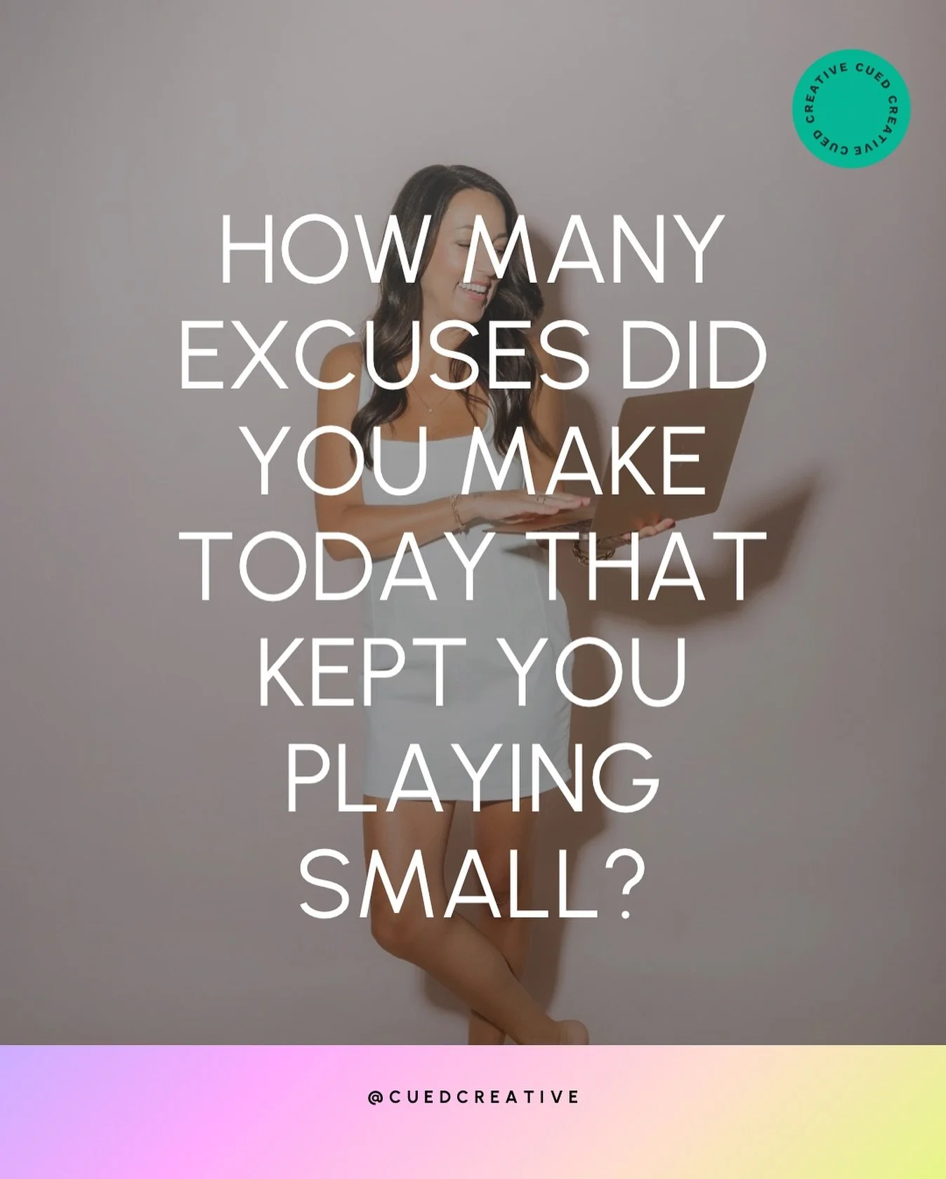&ldquo;I don&rsquo;t have time today.&rdquo; &ldquo;I didn&rsquo;t sleep well.&rdquo; &ldquo;I am so overwhelmed!&rdquo; &ldquo;I need to learn how to do X, Y, Z, and then I can do it.&rdquo;

Every excuse is your subconscious brain trying to keep yo