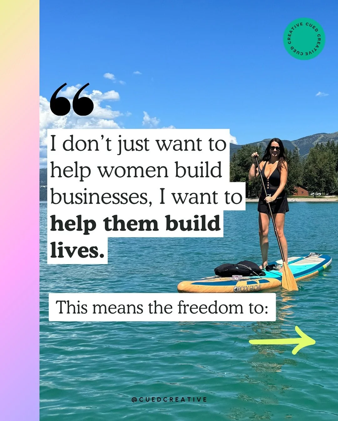 I don&rsquo;t just want to help women build businesses. I want to help them build lives they actually love. The kind with space to breathe&hellip; 

To travel, rest, be with family, and have the energy to do what fills you up. If that sounds like wha
