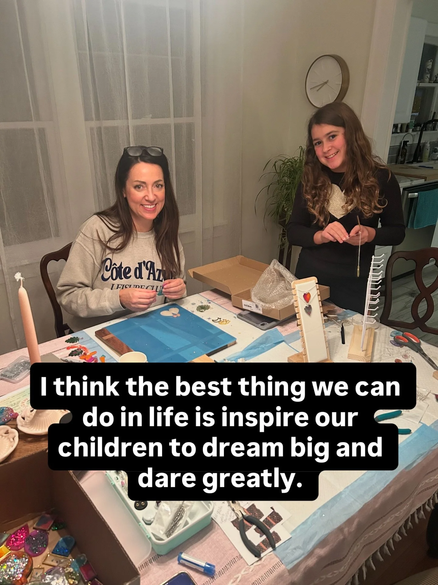 Sometimes I can get so lost in the hustle and chasing my goals that I fail to see that the most important work I&rsquo;m doing is showing my daughter what&rsquo;s possible. At 11 she&rsquo;s setting up a pop-up shop at a Christmas fair, just wrote an