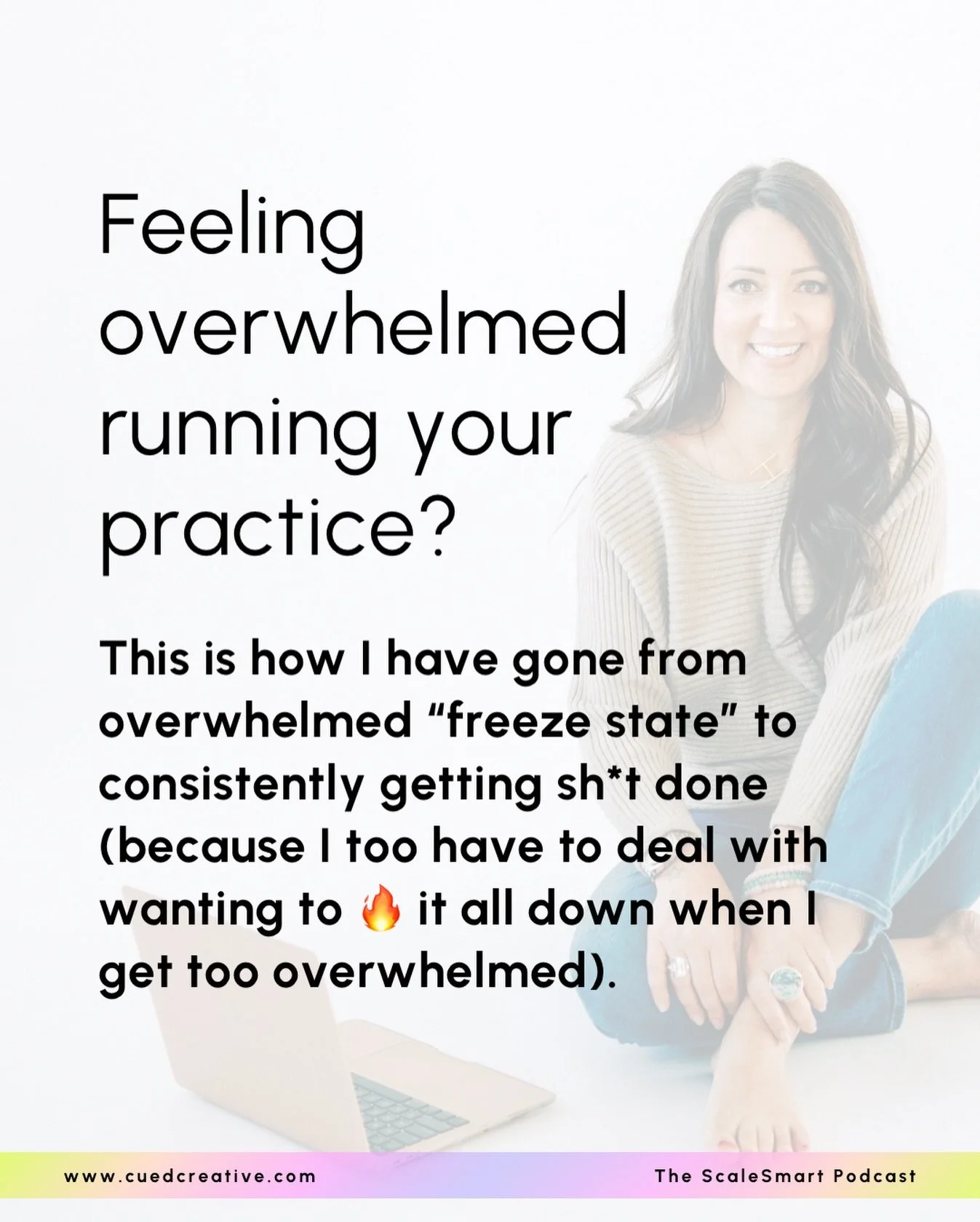 Feeling overwhelmed running your practice? I get it. I battle overwhelm ALL. THE. TIME. But I&rsquo;ve figured out how to manage feeling overwhelmed by giving myself a quick win. 

Here&rsquo;s how you can do it:

1️⃣ First, stay the course. It&rsquo