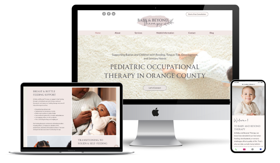 Website design, brand refresh, copy, and SEO