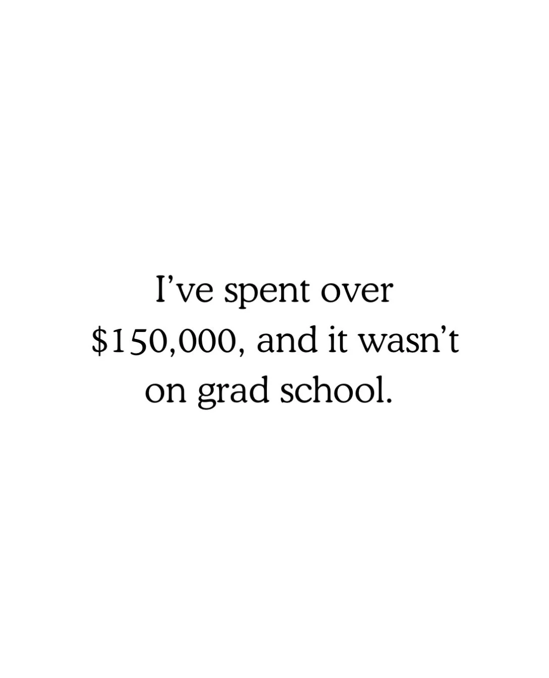I&rsquo;ve easily spent over $150,000 on courses, masterminds, and coaches who saw what was possible for me long before I could see it in myself.

There seems to be an assumption that successful people don&rsquo;t pay to learn how to do something. An