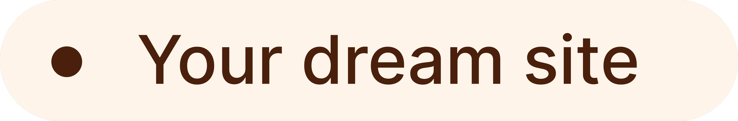 Displaying the "Your dream site" section