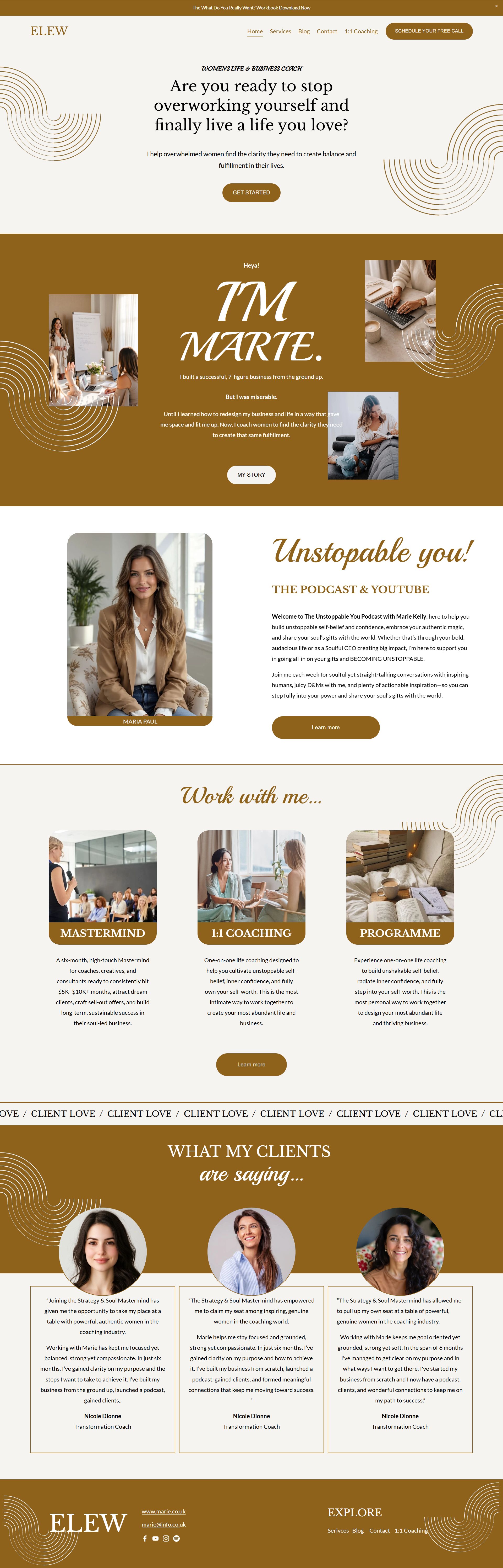 Women's life and business coach