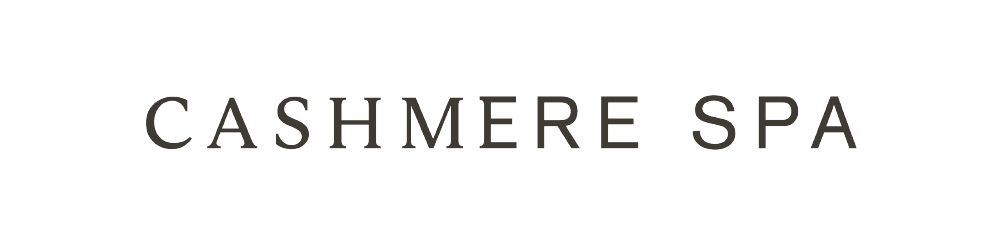 Cashmere Spa logo in black text on a white background.