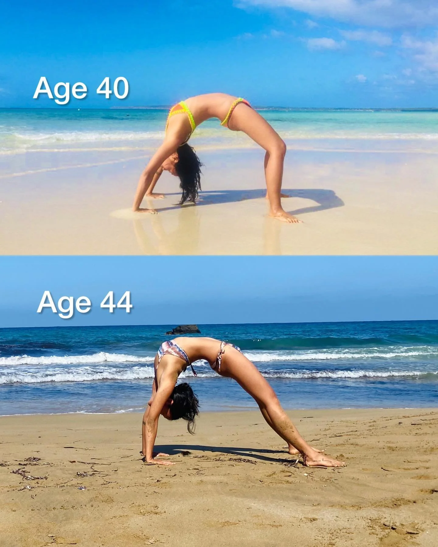 Yoga makes you younger as you can see her from the photo of Toki, who is our yoga retreat chef. 
The continued appliance of yoga keeps you getting younger despite the passing of time. 
Come and get inspired on one of our retreats in sunny Ibiza. Mak
