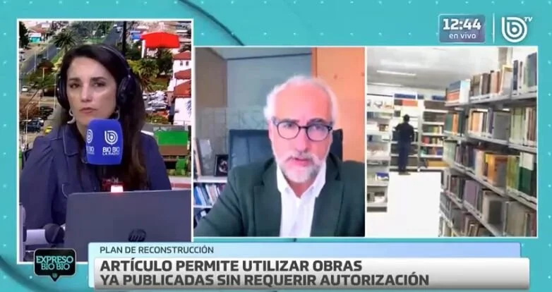 Nuestro socio Maximiliano Santa Cruz  fue entrevistado en Radio Bío Bío por María Loreto Álvarez y Francisco José Eguiluz Viveros sobre la excepción de minería de textos y datos en el proyecto de ley misceláneo.

