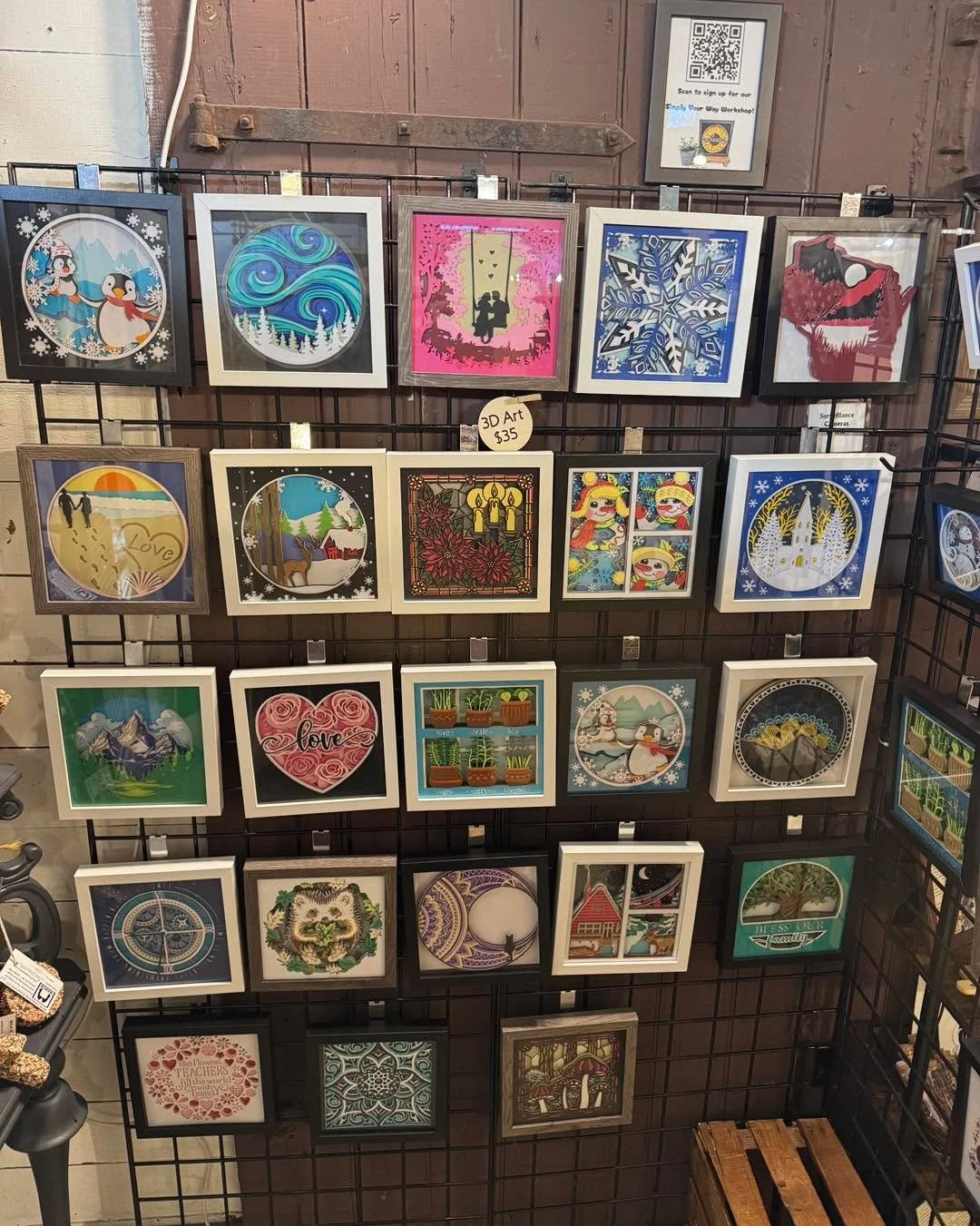 Stopped in at This &amp; That at The Mill to swap out Christmas stuff.  Put some new designs there so make sure you stop on and check them out.  They are open till 4 pm today