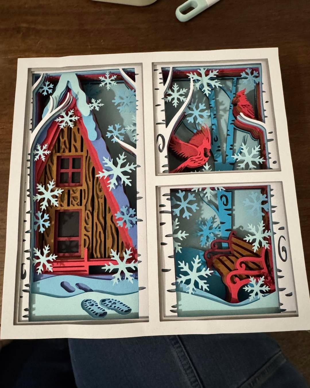 I have had this design for a while and forgot about it.  Figured it was a nice one on this winter night.