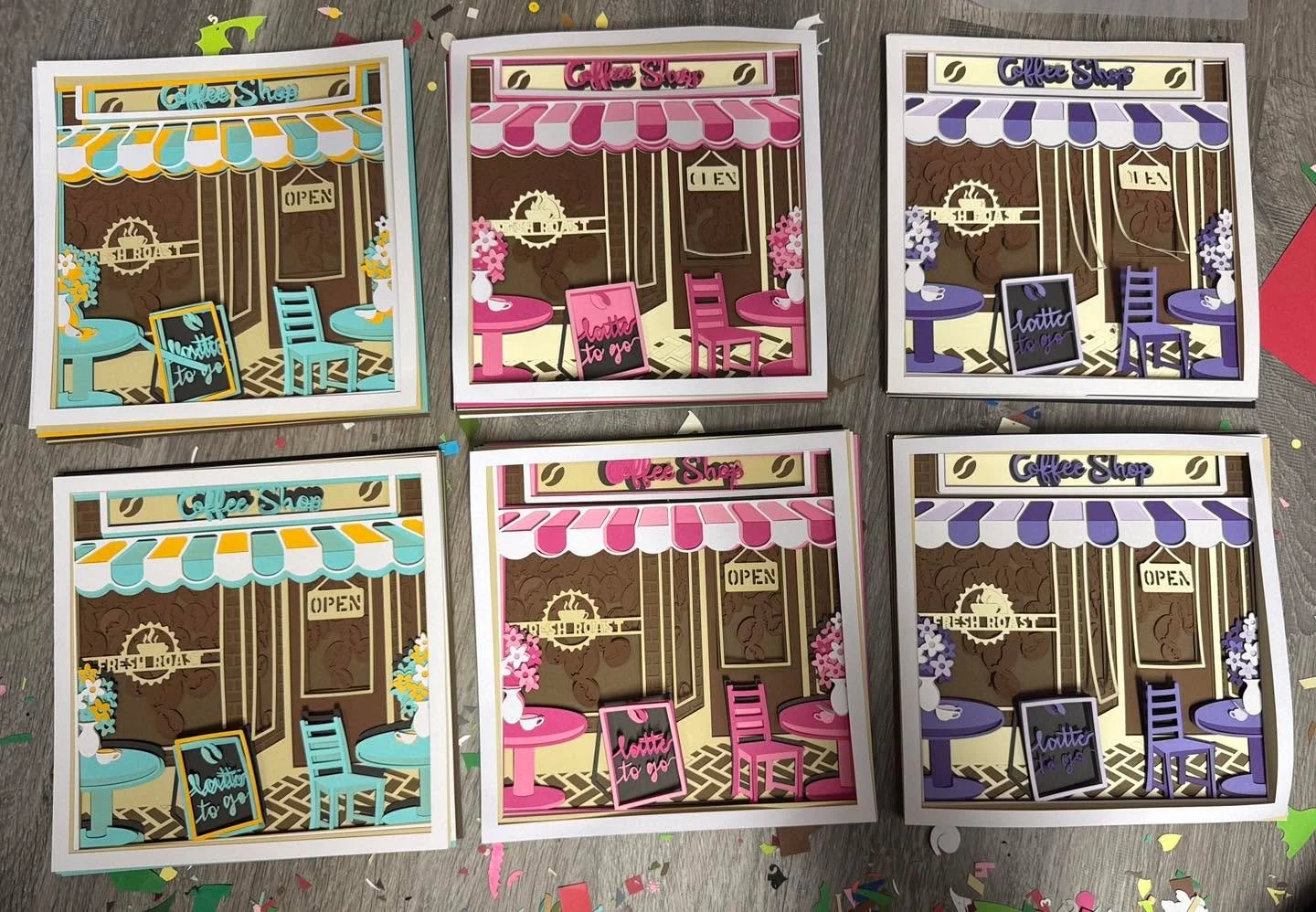 Alright guys which color do we like best for the coffee shop?  What other colors would you like to see?  #shopsmallbusinesses #shopsmall #smallbusinessowner #coffeecoffeecoffee #coffeeshop #coffee #coffeelovers #coffeeaddict☕️ #coffeebars