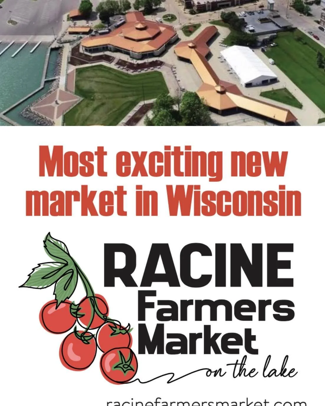 Where can you find us tomorrow?  We will be at the new Racine market from 9-1