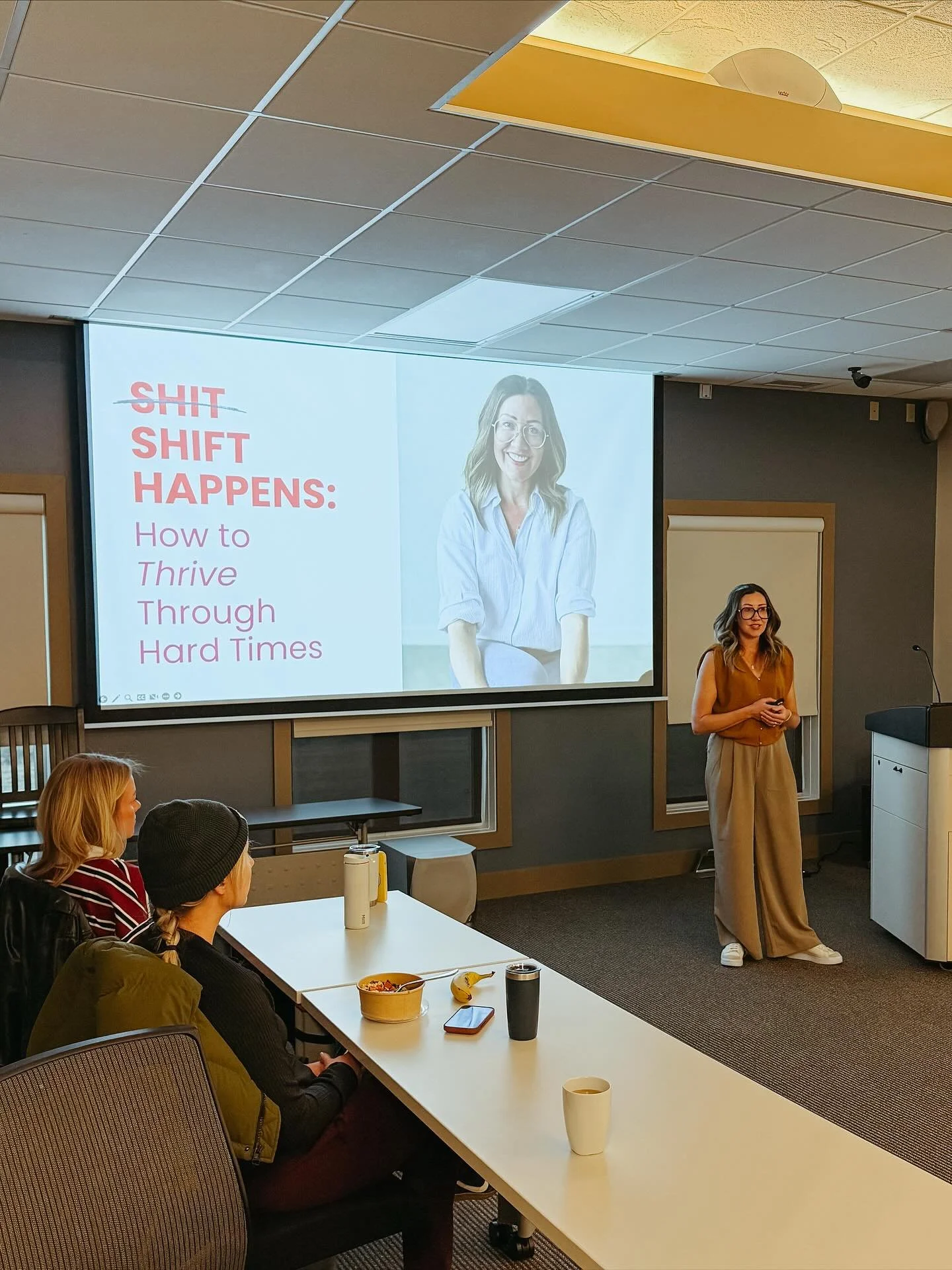 Healing out loud // Today I was invited to speak at the weekly @business_club_airdrie meeting.

It had been exactly six months since I did an in person keynote. Six months since the night my husband and I checked the Alberta Health app on our way hom