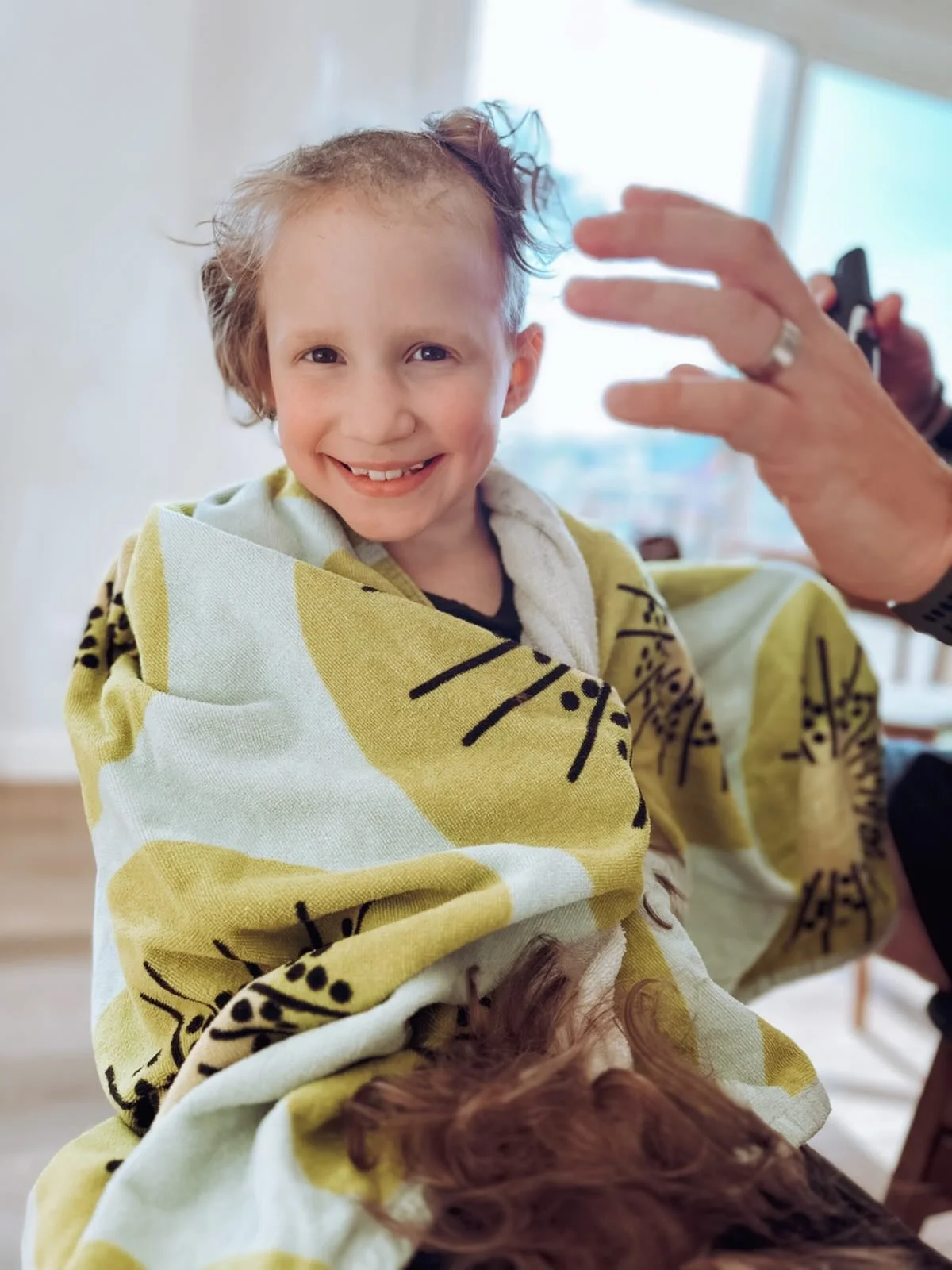 THIS is what it looks like to LIVE in the messy middle.

Even though Sloane is in remission, cancer will always be on our minds. With a 10% survival rate after relapse, and knowing families whose cancer came back years later&hellip; how could it not?