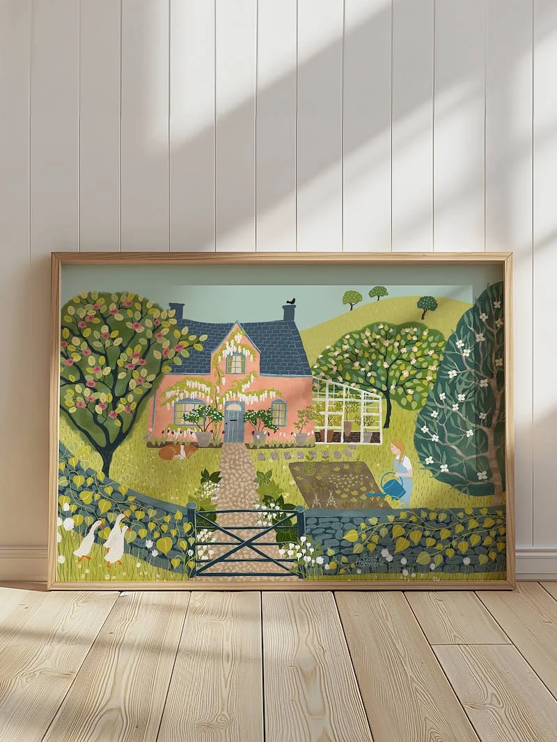 “Dream Cottage” – A Peaceful Glimpse of Countryside Life