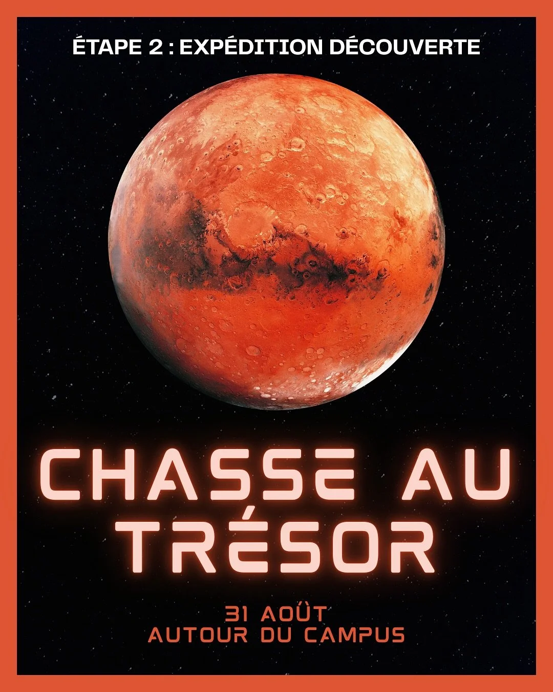 🚀 Trois nouvelles missions, une aventure 🌠

🔭 Chasse au tr&eacute;sor &mdash; R&eacute;solvez des &eacute;nigmes, rencontrez de nouveaux amis et terminez avec une pizza 🍕 ☀️ Qs pour les Comms (Brunch) &mdash; Faites le plein d&rsquo;&eacute;nergi