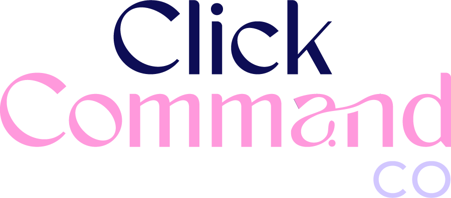 Click Command Co. logo — business systems, operations consulting, and digital marketing for small business owners in wellness, hospitality, and real estate