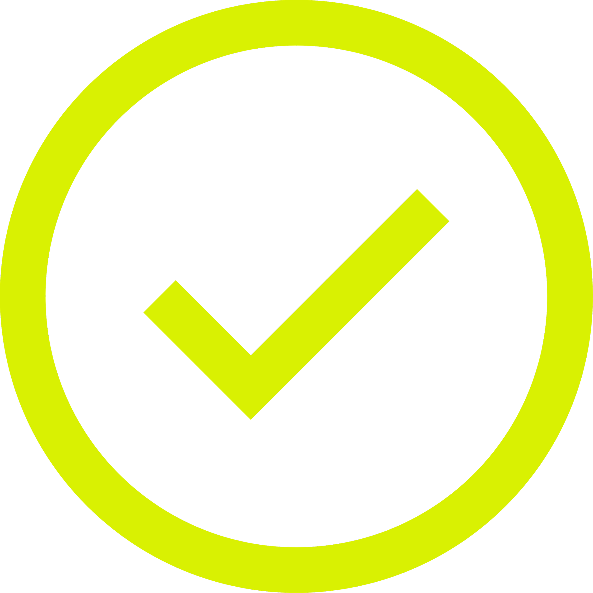 Green checkmark icon indicating what it's like to work with Click Command Co.