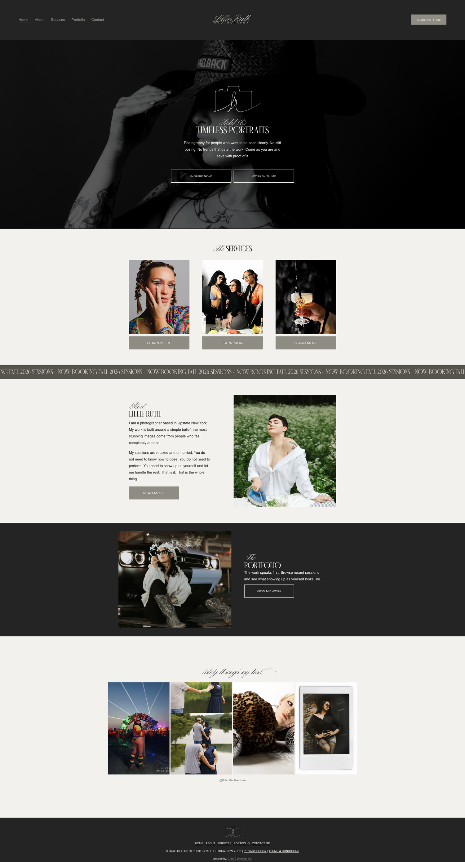 Lillie Ruth Photography Website