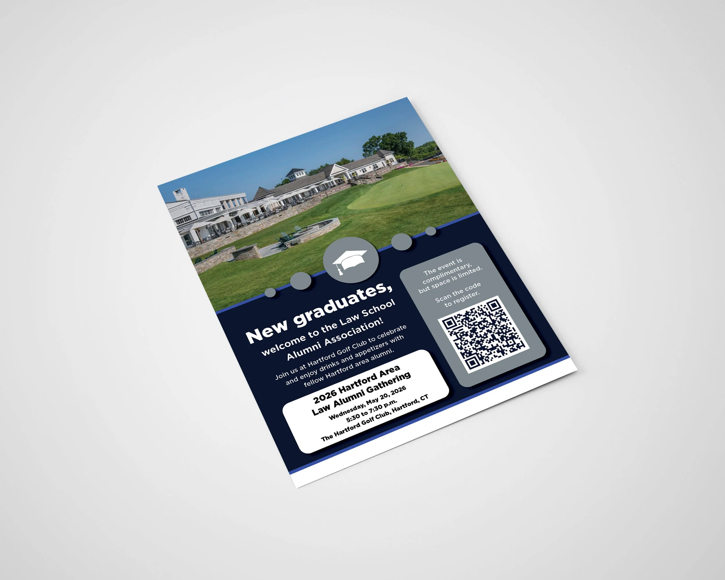 Alumni Event Table Flyer for the 2026 Commencement Ceremony